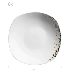 Tellerset 18tlg. Space Dust