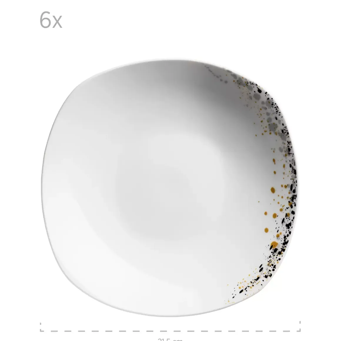 Tellerset 18tlg. Space Dust