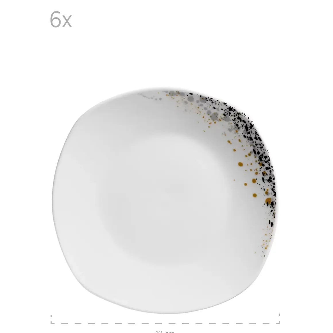 Tellerset 18tlg. Space Dust