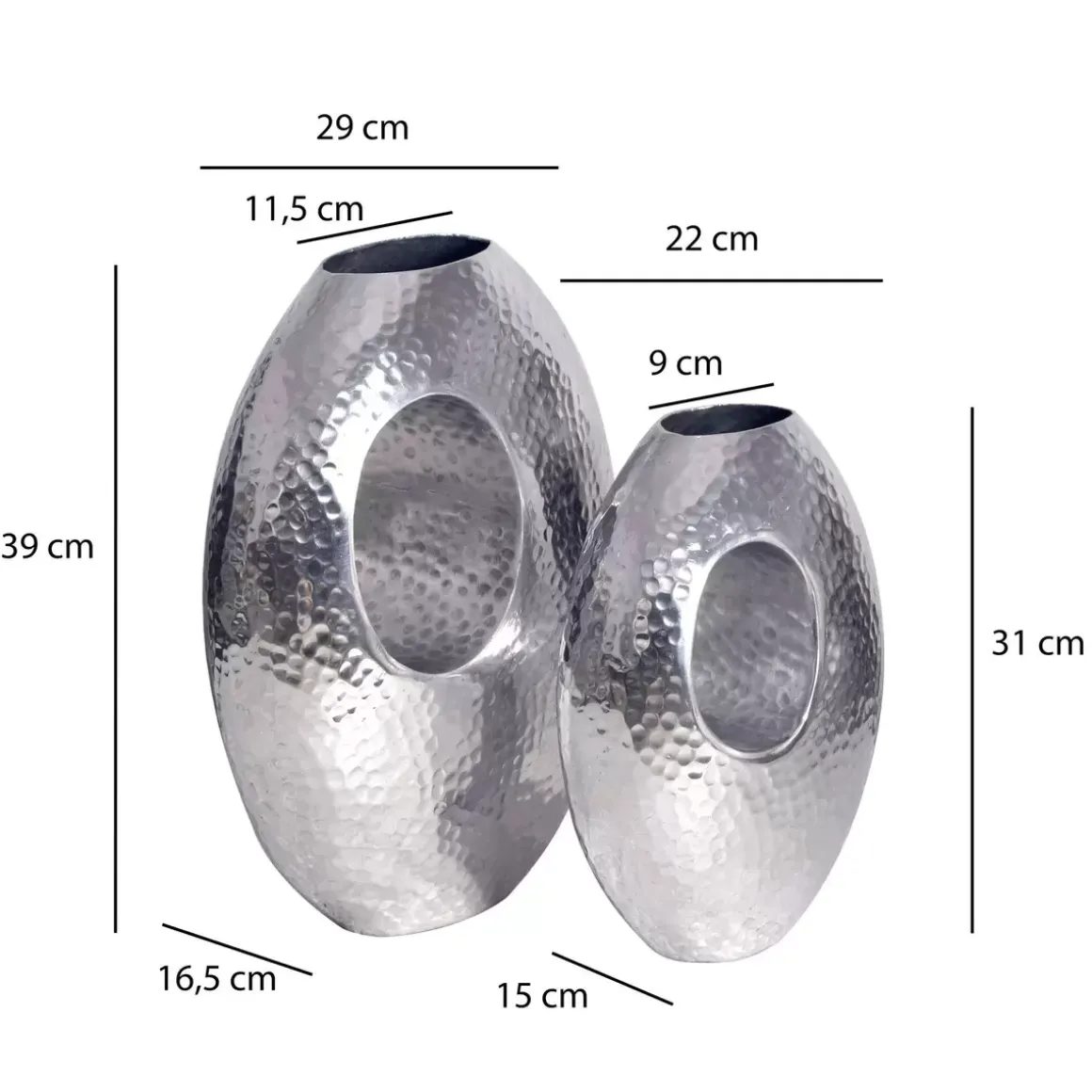 Vase 2er Set