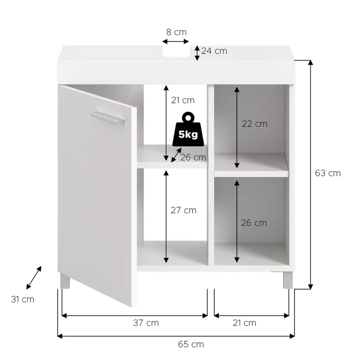 Waschbeckenunterschrank