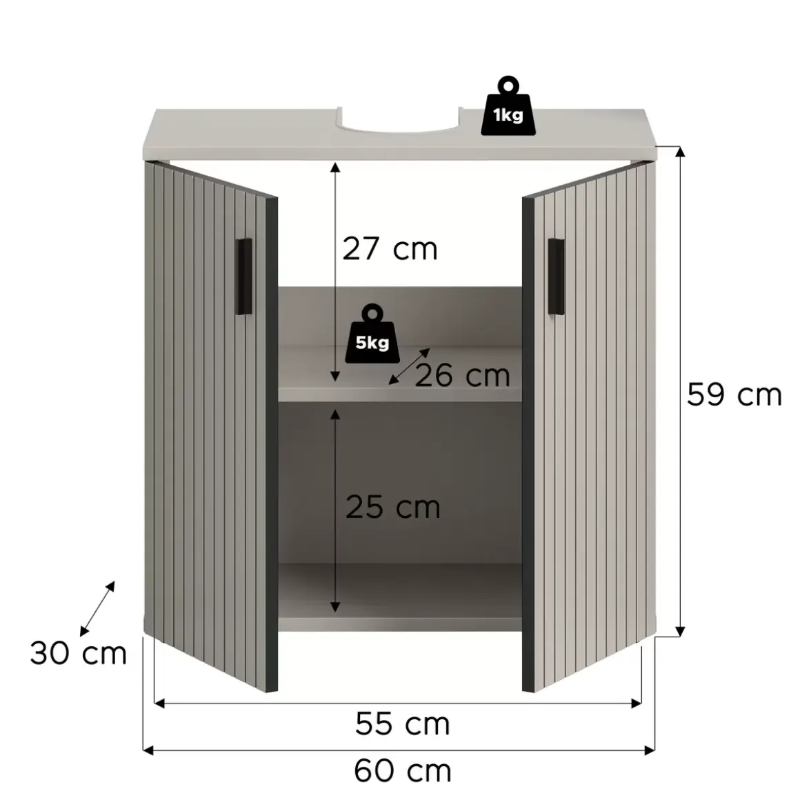Waschbeckenunterschrank