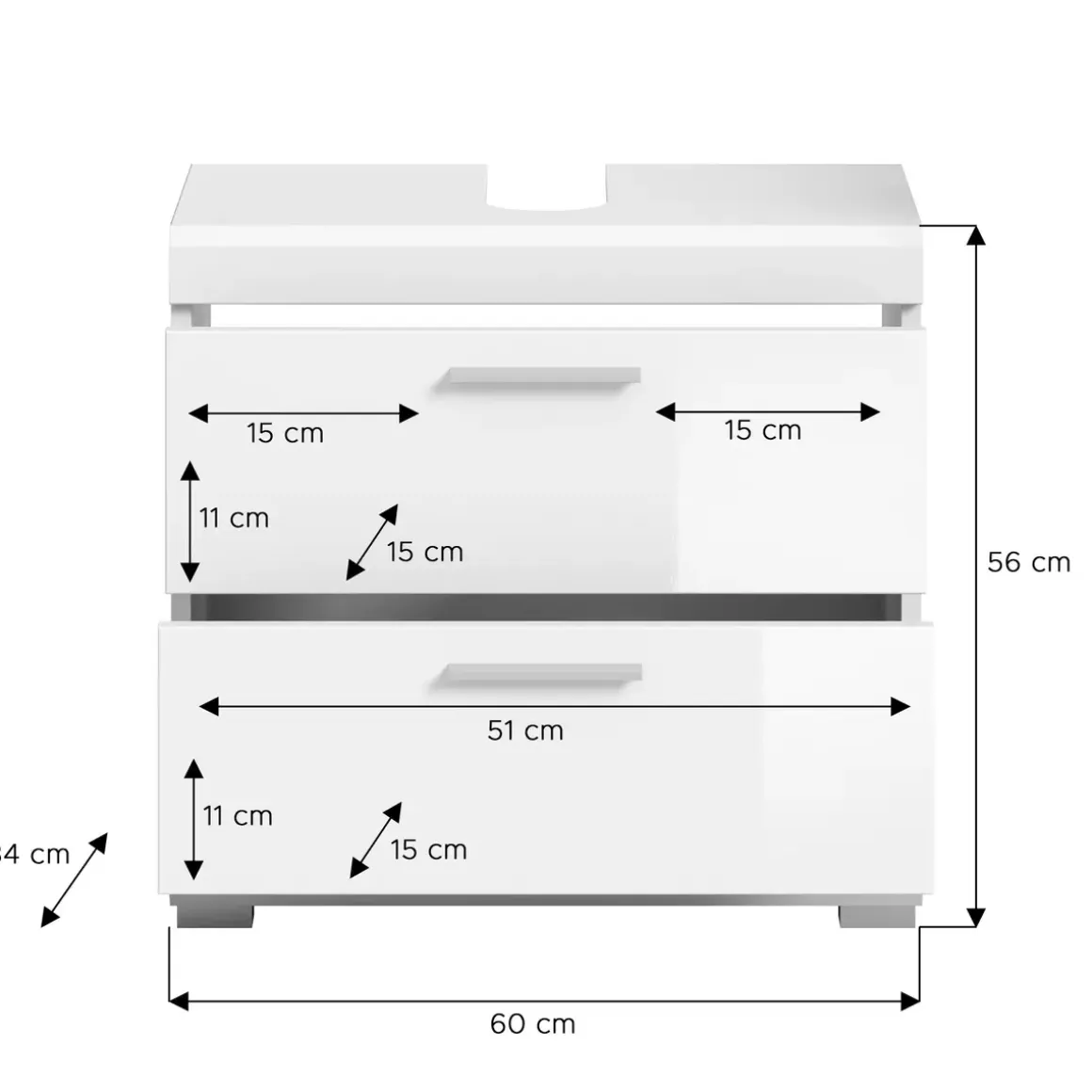 Waschbeckenunterschrank
