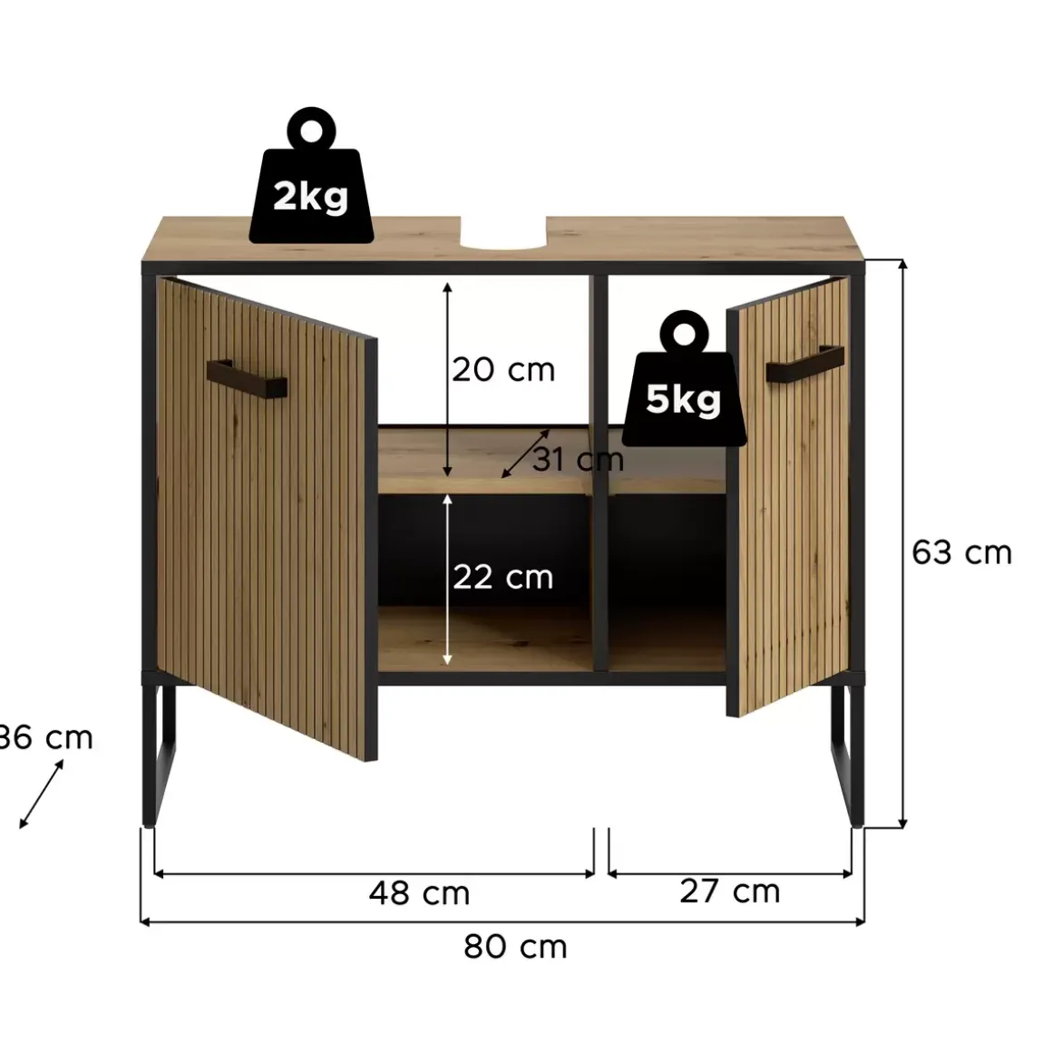 Waschbeckenunterschrank