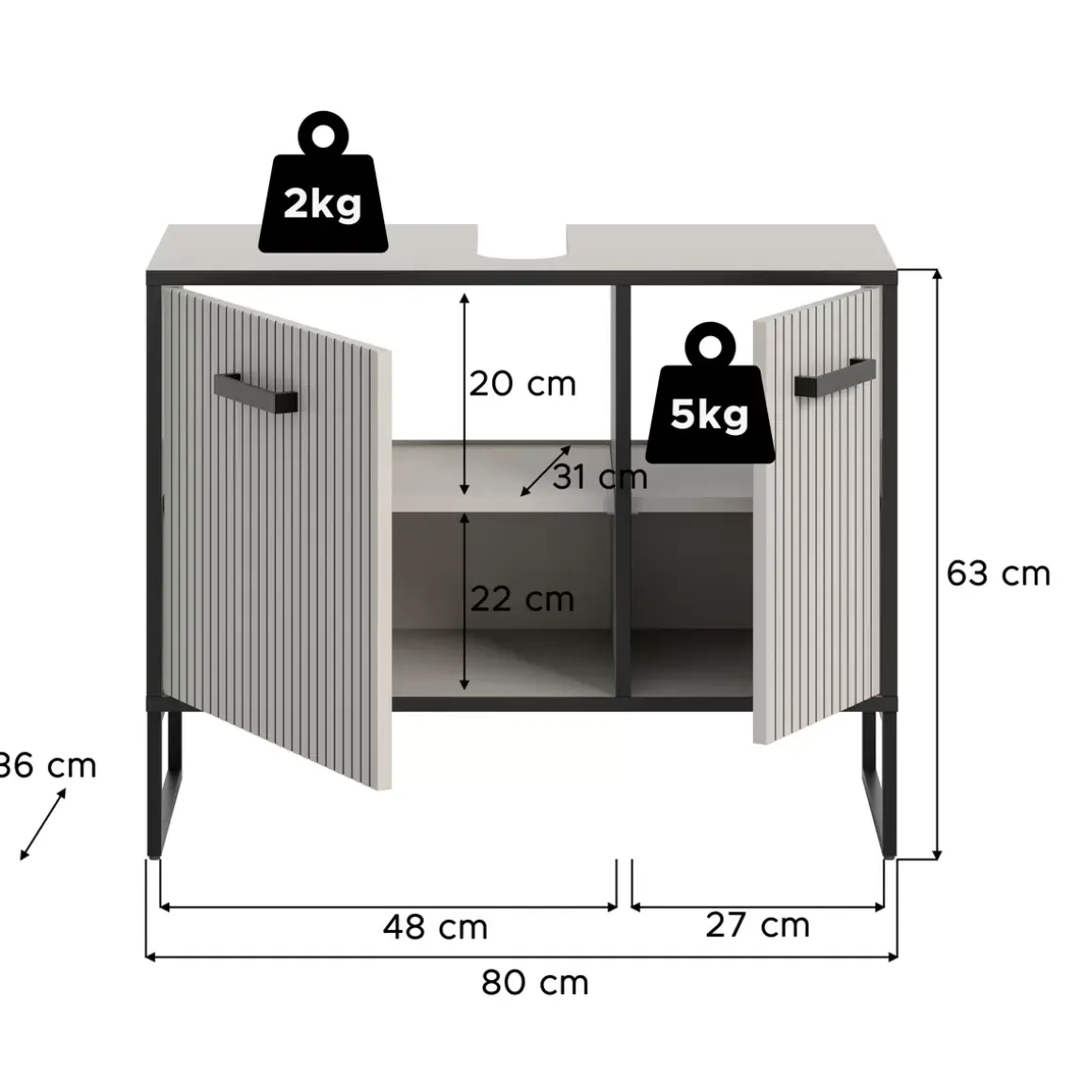 Waschbeckenunterschrank
