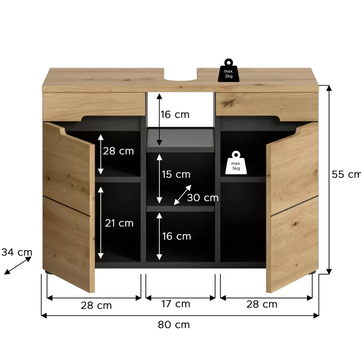 Waschbeckenunterschrank