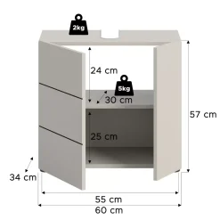 Waschbeckenunterschrank