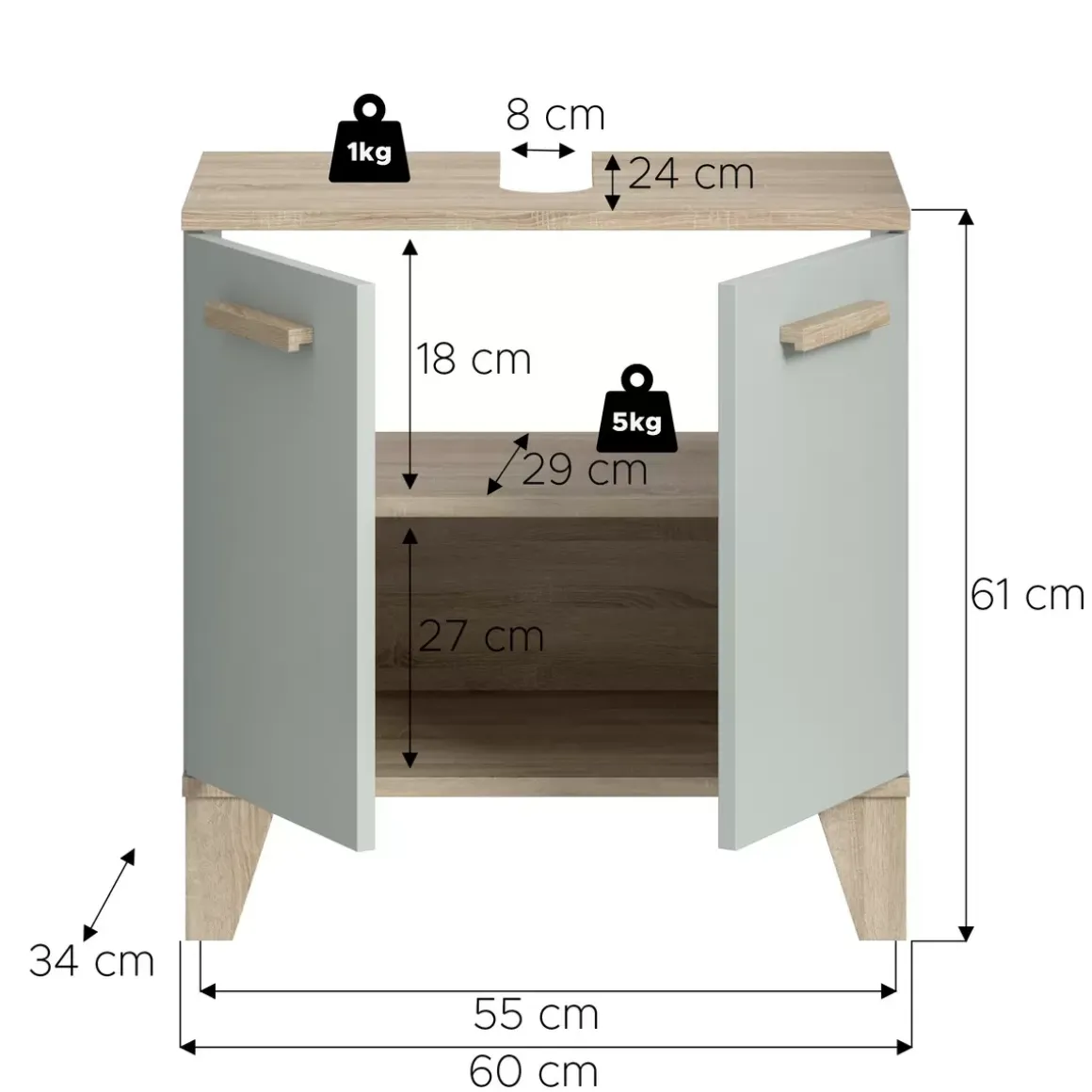 Waschbeckenunterschrank