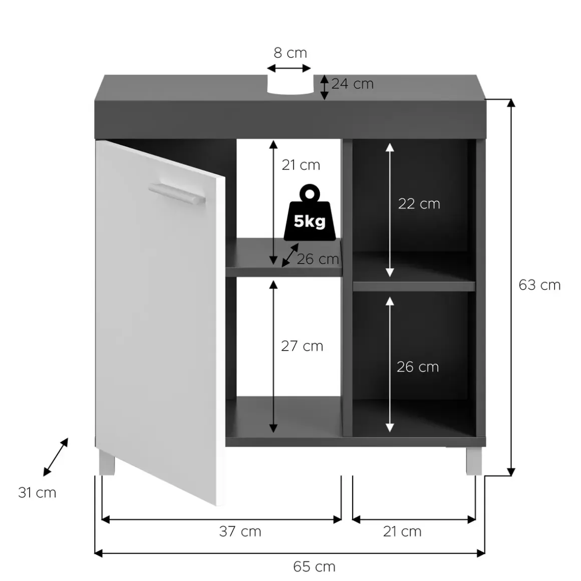 Waschbeckenunterschrank
