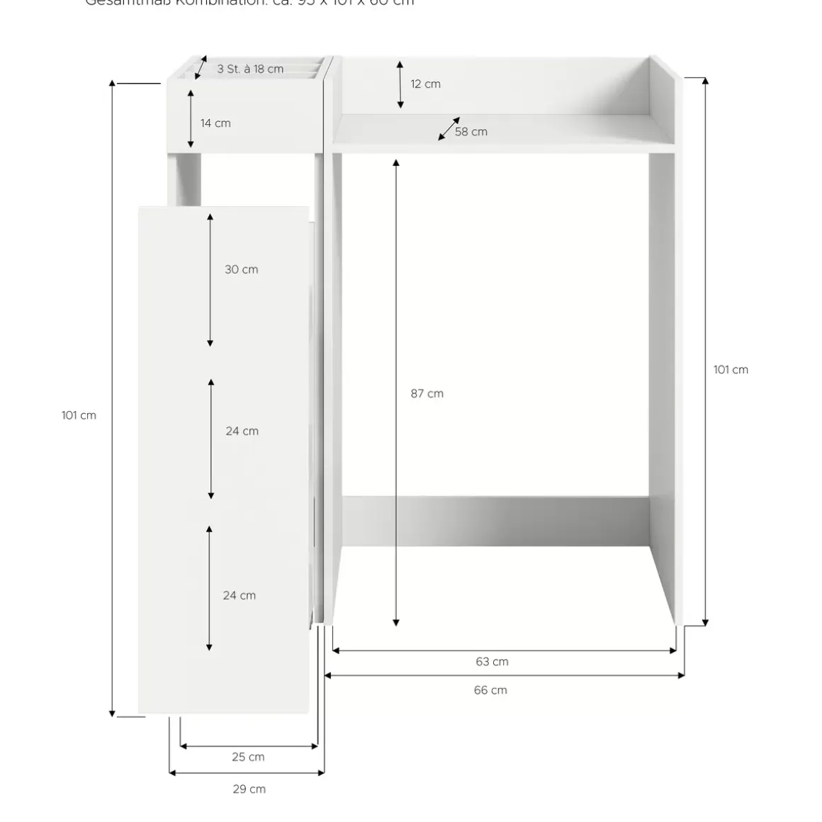 Waschmaschienenumbau Set